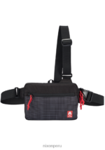 accesorios educacion fisica Nixon bolso bandido negro/rojo 86XRT322