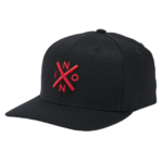 accesorios educacion fisica Nixon cambiar gorra flexfit negro/rojo 86XRT414