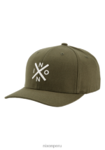 accesorios educacion fisica Nixon cambiar gorra flexfit oliva/gris pardo 86XRT413
