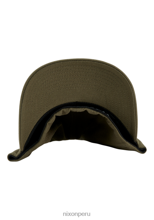 accesorios educacion fisica Nixon cambiar gorra flexfit oliva/gris pardo 86XRT413 - Image 4