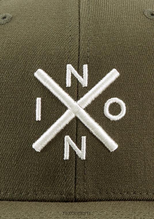 accesorios educacion fisica Nixon cambiar gorra flexfit oliva/gris pardo 86XRT413 - Image 5