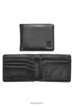 accesorios educacion fisica Nixon cartera tipo capa de piel vegana negro 86XRT524