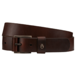 accesorios educacion fisica Nixon cinturón de cuero americano marron oscuro 86XRT558