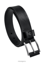 accesorios educacion fisica Nixon cinturón de cuero americano negro/plata 86XRT559 - Image 2