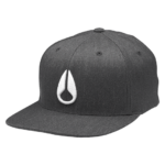 accesorios educacion fisica Nixon gorra de ajuste atlético flexfit profundo negro jaspeado/blanco 86XRT395