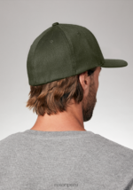 accesorios educacion fisica Nixon gorra de ajuste atlético flexfit profundo oliva oscuro 86XRT400 - Image 6