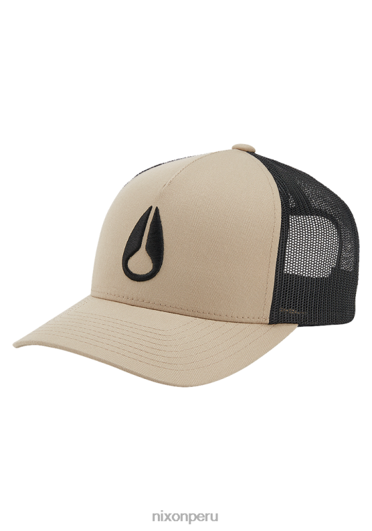 accesorios educacion fisica Nixon gorra de camionero con icono caqui/negro 86XRT444 - Image 1
