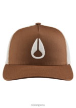 accesorios educacion fisica Nixon gorra de camionero con icono marrón/blanquecino 86XRT447 - Image 3