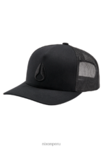 accesorios educacion fisica Nixon gorra de camionero con icono negro 86XRT443