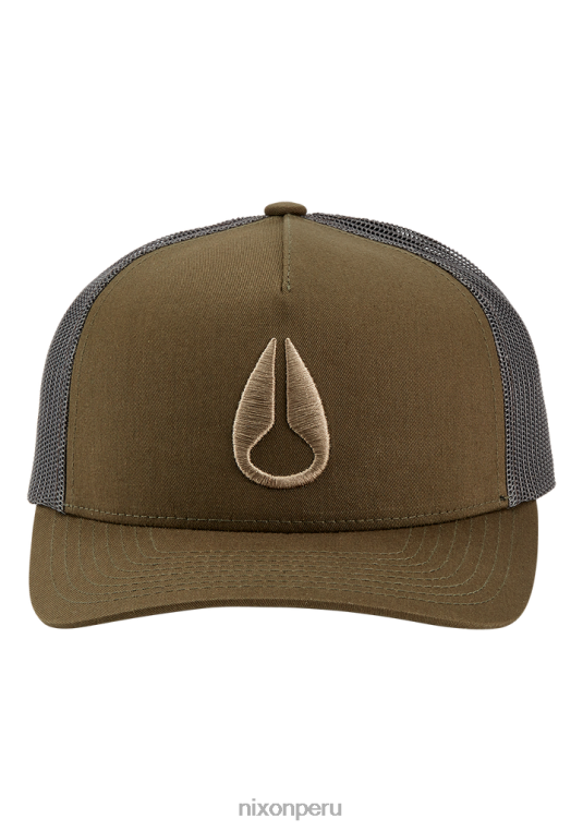 accesorios educacion fisica Nixon gorra de camionero con icono oliva oscuro 86XRT445 - Image 5