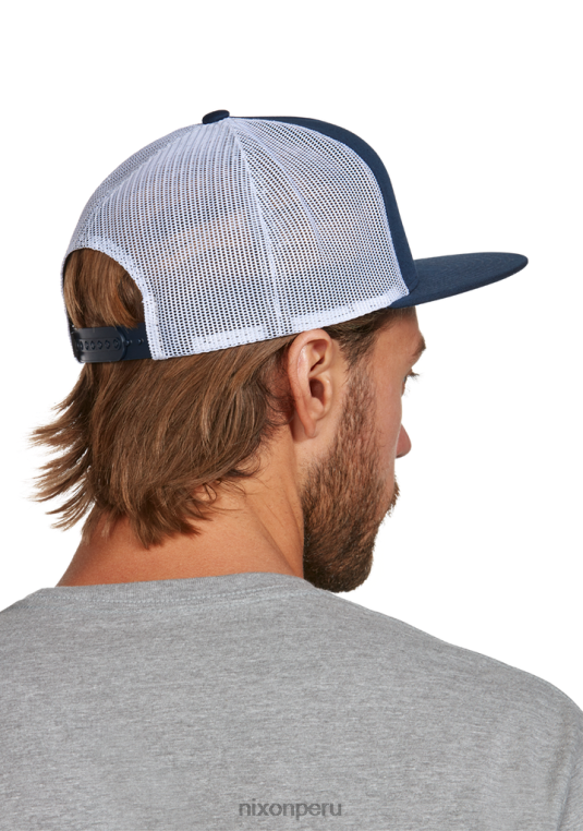 accesorios educacion fisica Nixon gorra de camionero del equipo azul medianoche/amarillo oscuro 86XRT437 - Image 7