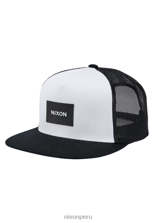 accesorios educacion fisica Nixon gorra de camionero del equipo blanco negro 86XRT441 - Image 1