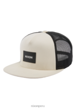 accesorios educacion fisica Nixon gorra de camionero del equipo crema/negro 86XRT440