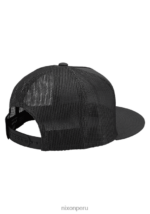 accesorios educacion fisica Nixon gorra de camionero del equipo negro 86XRT435 - Image 2