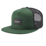 accesorios educacion fisica Nixon gorra de camionero del equipo verde/negro 86XRT439