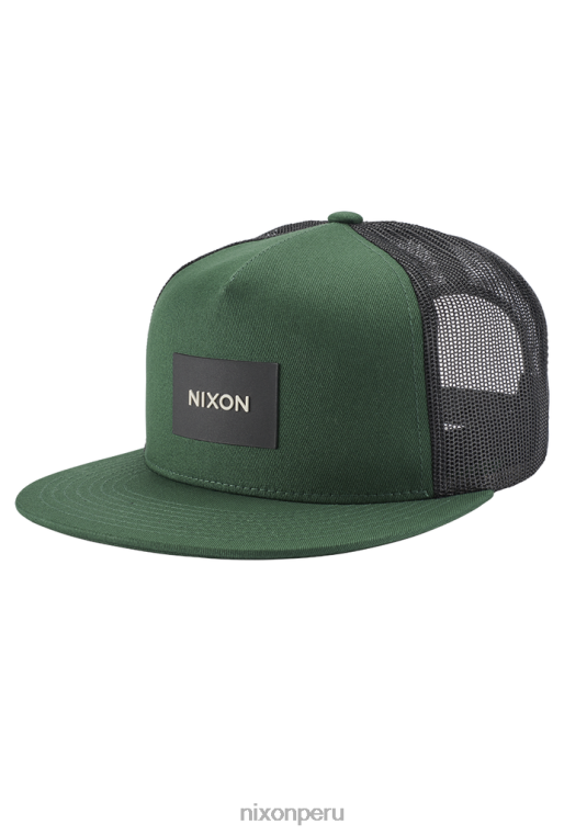 accesorios educacion fisica Nixon gorra de camionero del equipo verde/negro 86XRT439 - Image 1