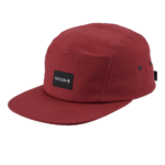 accesorios educacion fisica Nixon gorra mikey de 5 paneles borgoña 86XRT339