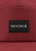 accesorios educacion fisica Nixon gorra mikey de 5 paneles borgoña 86XRT339 - Image 4