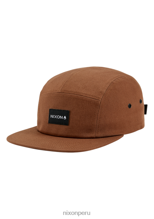 accesorios educacion fisica Nixon gorra mikey de 5 paneles marrón 86XRT337 - Image 1