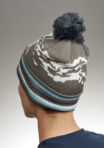 accesorios educacion fisica Nixon gorro con pompón y cresta gris/multicolor 86XRT377 - Image 4