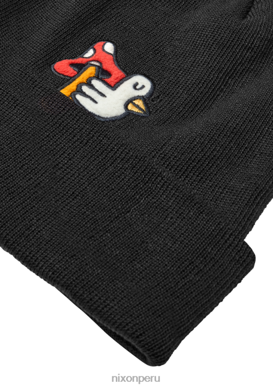 accesorios educacion fisica Nixon gorro hannah eddy negro 86XRT366 - Image 2