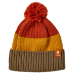 accesorios educacion fisica Nixon gorro schrader con pompón vintage naranja multi 86XRT380