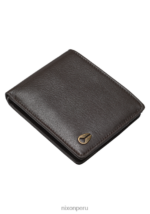 accesorios educacion fisica Nixon pasar cartera de cuero marrón 86XRT521