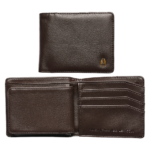 accesorios educacion fisica Nixon pase billetera de cuero vegano marrón 86XRT549