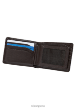 accesorios educacion fisica Nixon pase cartera de cuero vegano marrón 86XRT530 - Image 2