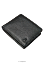 accesorios educacion fisica Nixon pase cartera de cuero vegano negro 86XRT528
