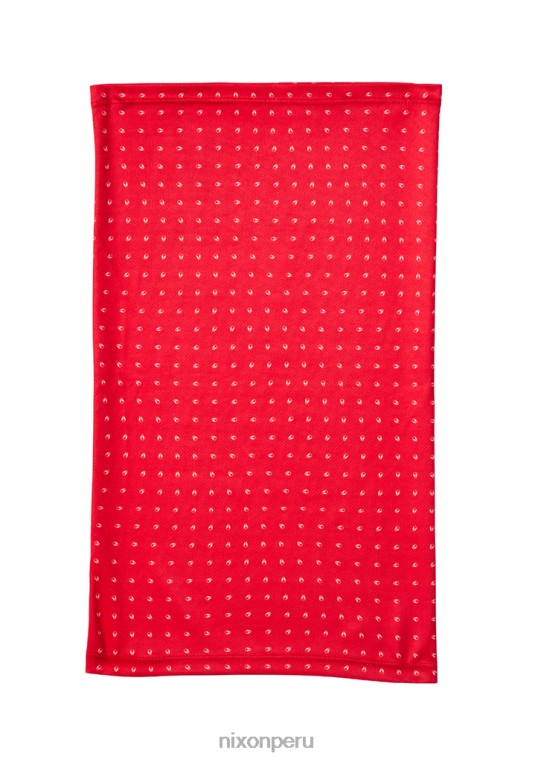 accesorios educacion fisica Nixon polaina de cuello silo rojo blanco 86XRT572 - Image 2