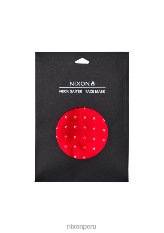 accesorios educacion fisica Nixon polaina de cuello silo rojo blanco 86XRT572 - Image 4