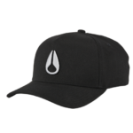 accesorios educacion fisica Nixon snapback atlético en el fondo blanco negro 86XRT407