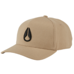 accesorios educacion fisica Nixon snapback atlético en el fondo caqui/negro 86XRT408