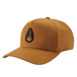 accesorios educacion fisica Nixon snapback atlético en el fondo marrón/negro 86XRT406