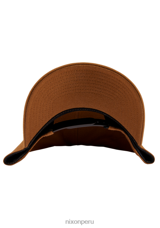 accesorios educacion fisica Nixon snapback atlético en el fondo marrón/negro 86XRT406 - Image 3