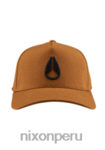 accesorios educacion fisica Nixon snapback atlético en el fondo marrón/negro 86XRT406 - Image 4