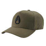 accesorios educacion fisica Nixon snapback atlético en el fondo oliva/negro 86XRT405