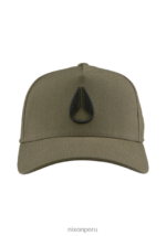 accesorios educacion fisica Nixon snapback atlético en el fondo oliva/negro 86XRT405 - Image 4