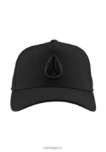 accesorios educacion fisica Nixon snapback atlético en el fondo todo negro/negro 86XRT404 - Image 3