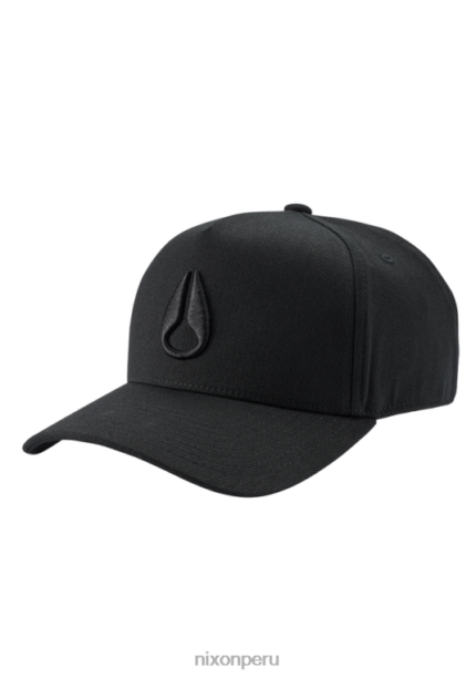 accesorios educacion fisica Nixon snapback atlético en el fondo todo negro/negro 86XRT404