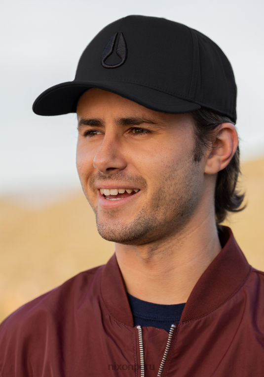 accesorios educacion fisica Nixon snapback atlético en el fondo todo negro/negro 86XRT404 - Image 9