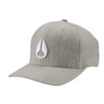 accesorios educacion fisica Nixon snapback en el fondo gris jaspeado/blanco 86XRT425