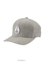 accesorios educacion fisica Nixon snapback en el fondo gris jaspeado/blanco 86XRT425