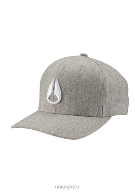 accesorios educacion fisica Nixon snapback en el fondo gris jaspeado/blanco 86XRT425