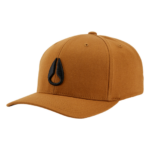 accesorios educacion fisica Nixon snapback en el fondo marrón/negro 86XRT424