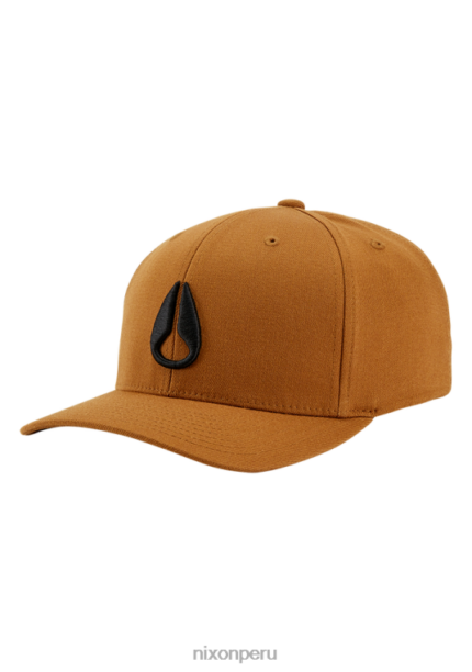 accesorios educacion fisica Nixon snapback en el fondo marrón/negro 86XRT424