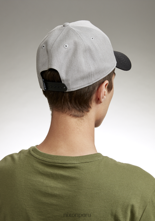 accesorios educacion fisica Nixon snapback vatios gris jaspeado/negro 86XRT418 - Image 6
