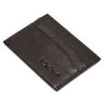 accesorios educacion fisica Nixon tarjetero de piel flaco marrón 86XRT533
