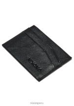 accesorios educacion fisica Nixon tarjetero de piel flaco negro 86XRT532